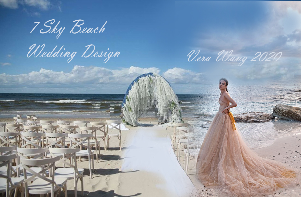 7 skywedding vera wang свадебные платья для моря